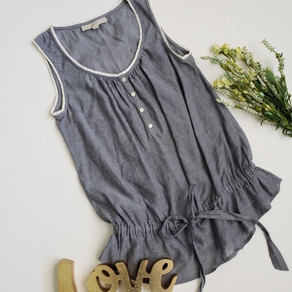 LOFT Tops - .LOFT. Lightweight chambray tank